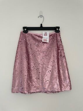 Buddy Love Lined Mesh Sequin Festival Skirt